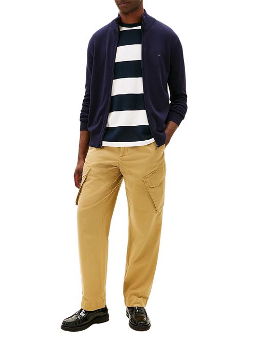Cardigan blu in cotone Tommy Hilfiger | MW0MW36517DW5